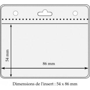 Protecteur adhésif 86x54mm