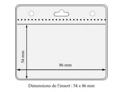 Protecteur adhésif 86x54mm