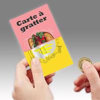 Carte Encre  gratter