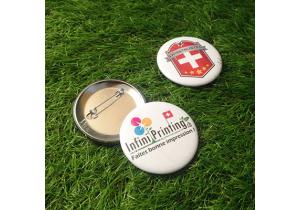 Badge personnalisé épingle rond Suisse