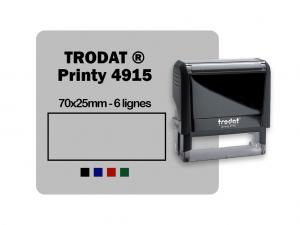 Tampon personnalis rectangulaire 70x25mm Trodat Printy 4915