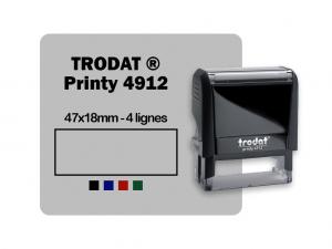 Tampon personnalis rectangulaire Trodat Printy 4912