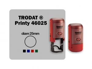 Tampon personnalis rond 25mm Trodat Printy 46025