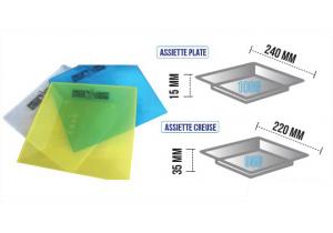 assiette plastique vaisselle imprim personnalis infiniprinting suisse