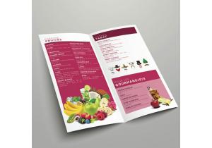 brochure b6 design impression personnalise thonex