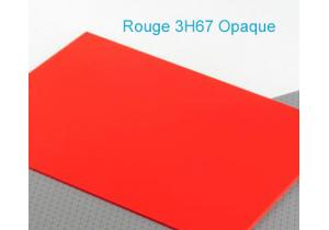 decoupe lettrage enseigne rouge opaque