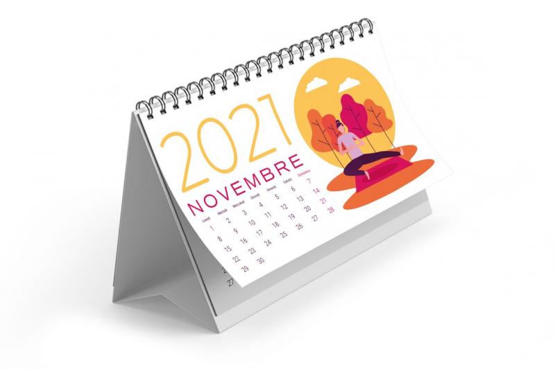 Les calendriers de bureau, le carton calendrier de bureau, table de  réception Le calendrier de bureau pour 2024 - Chine Calendrier, bureau