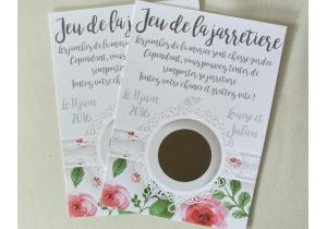 impression flyer jeu faire part encre grattable