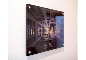 CADRE D'AFFICHAGE EN PLEXIGLAS TRANSPARENT 21x29.7CM PORTE-PHOTOS  HORIZONTALES