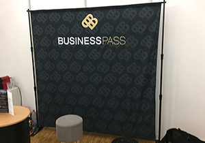 538 stand extensible tissus impression personnalise photocall