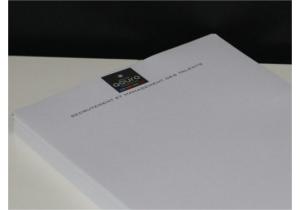 Papier entête de lettre personnalisé quadri imprimé