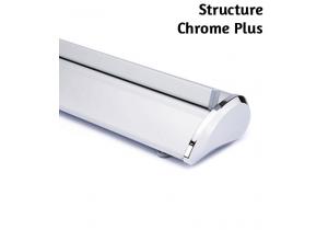 chrome plus-enrouleur-structure-roll up-banner-imprimé-personnalisé
