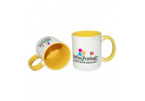 mug-couleur-imprime-personnalise-lemanprint imprimerie du leman-cadeau-tasse-vaisselle-jaune