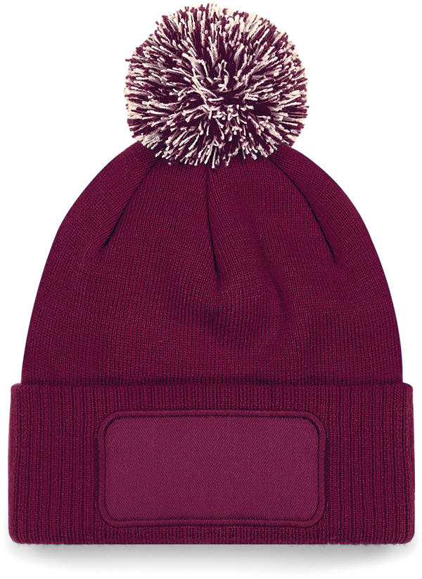 Burgundy / Off White