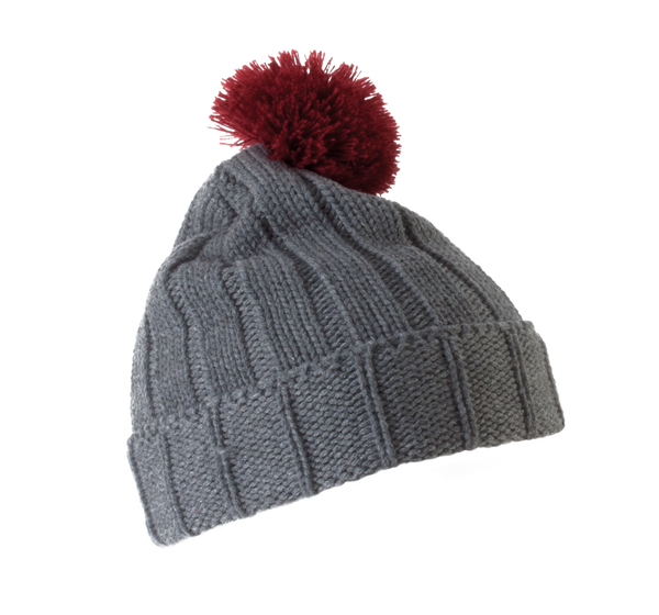 Grey / Burgundy