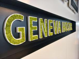 Enseigne Vgtal pour Geneva Hostel