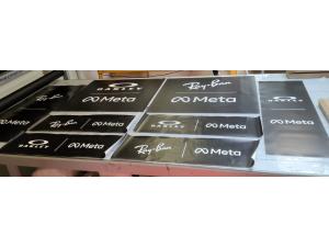 Affiche sur mesure personnalis� avec impression couleurs recto papier photo 220g pour Opticiens SA � Gen�ve
