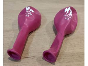Ballons baudruche gonflable pastels impression s�rigraphie 1 couleur pour Givaudan SA � Vernier 