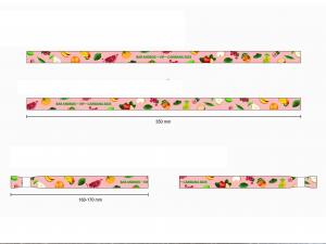 Bracelet scuris en tissus pour Andros sublimation quadri