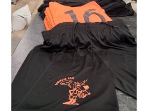 Bermuda Short personnalis� avec logo du club sportif mod�le PROACT PA101 pour Jeunesse FAM � Forel