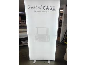 Stand tissus tendu avec clairage led pour Showcase