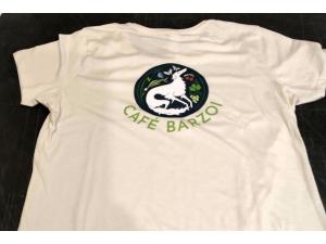 T-Shirt impression couleur coeur et dos mod�le B&C CGTW02T pour SAS Caf� Barzo�  � Annecy