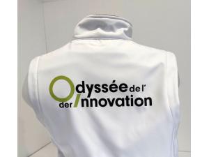 Veste SoftShell sans manche recycl� personnalis� Bodywarmer Result R232M pour Haute �cole d