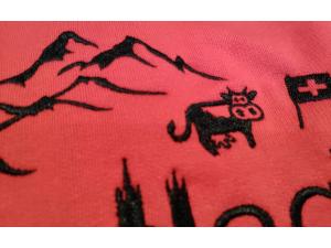 Sweat avec broderie face avant et dos logo entreprise mod�le Kariban K4041 pour LauzHack � Lausanne